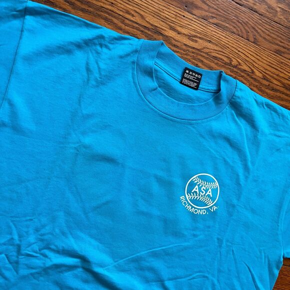 Vintage Fruit of the Loom Best T-shirt XL Richmond Girls Softball Championship - Picture 3 of 5